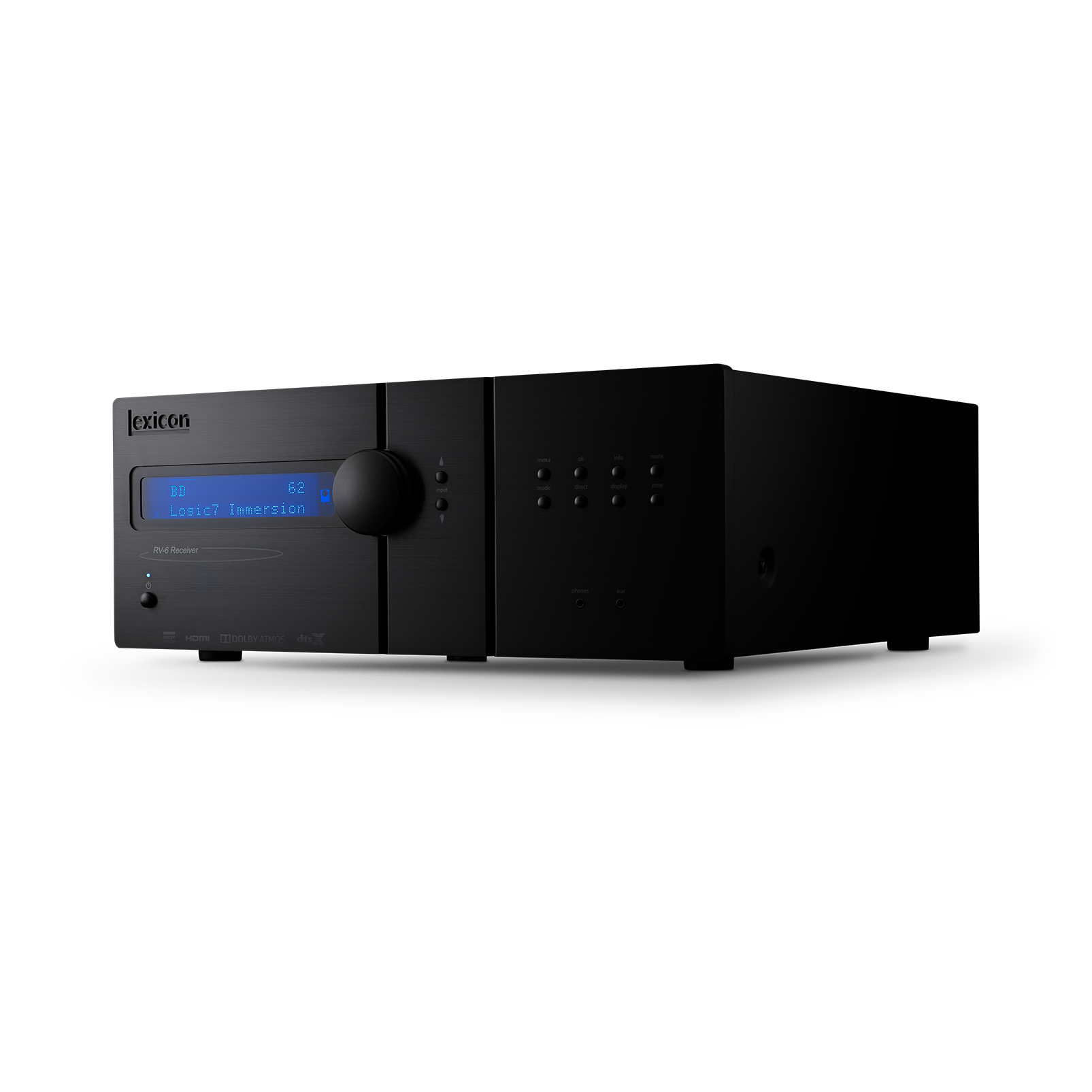 Lexicon RV-6 - Black - Immersive Surround Sound Receiver - Detailshot 2