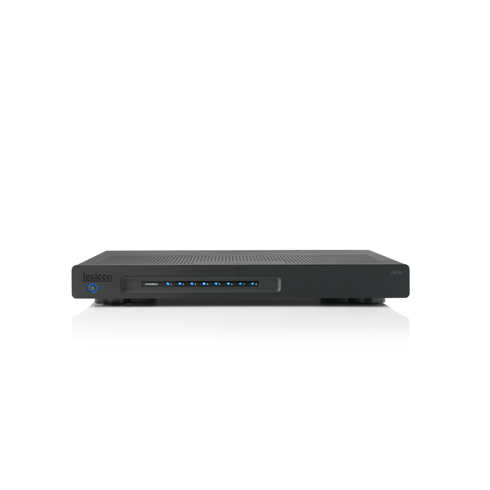 DD-8+ - Black - 8-Channel Network Amplifier - Front